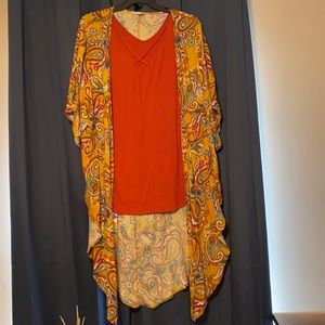 Terra & Sky Kimono with Tshirt